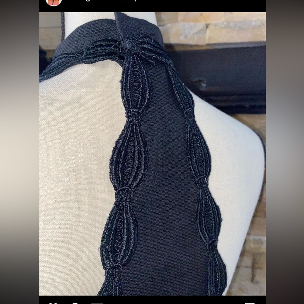 Black AJ Bari dress